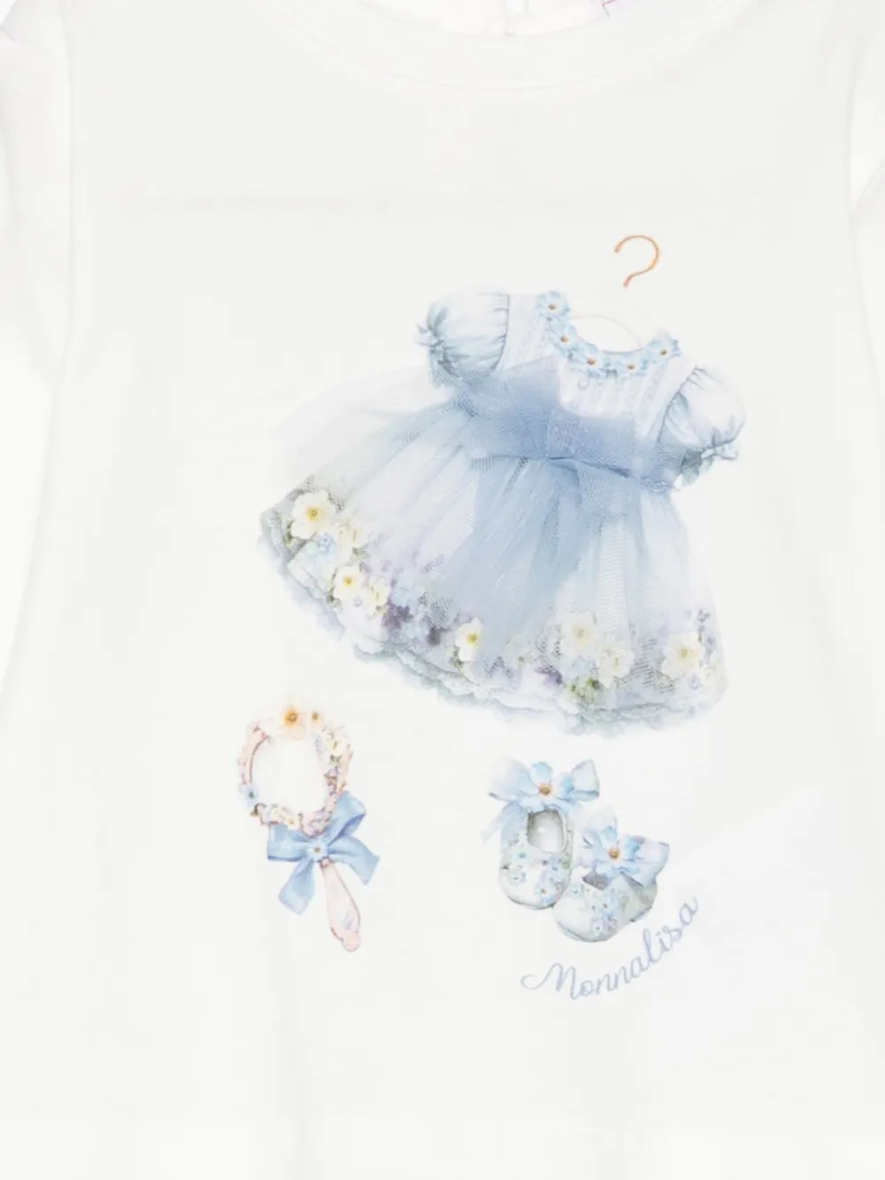 Monnalisa Top met lange mouwen Wit