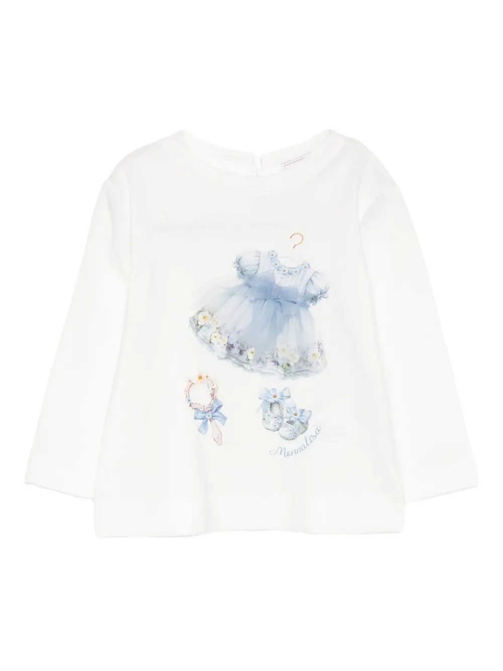 Monnalisa long-sleeve top | White | Image 1