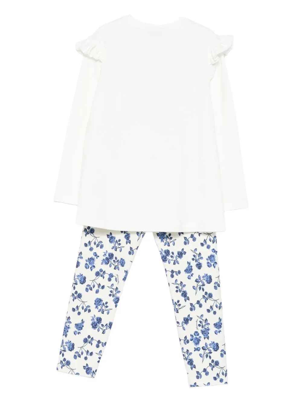 Monnalisa Maxi T-shirt With Vespa In White