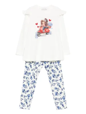 Stella McCartney Kids ホースプリント トラックスーツ | ピンク