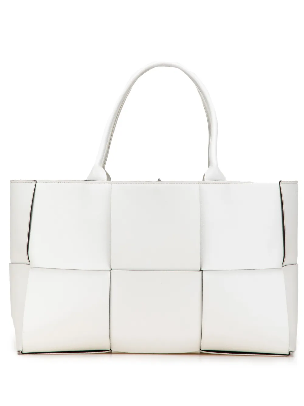 Bottega Veneta Pre-Owned 2012-2025 Medium Nappa Maxi Intrecciato Arco tote bag | White | Image 1