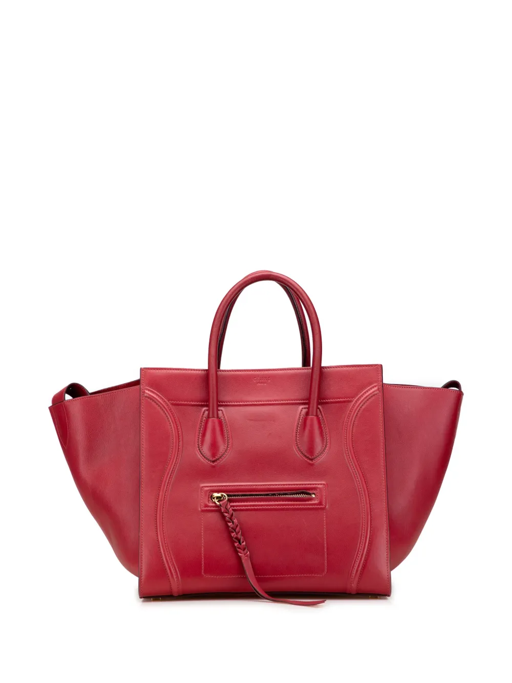 Celine Pre-Owned 2013 ミディアム レザー ファントム ラゲージ トートバッグ - レッド Celine Pre-Owned 2013 ミディアム レザー ファントム ラゲージ トートバッグ - レッド