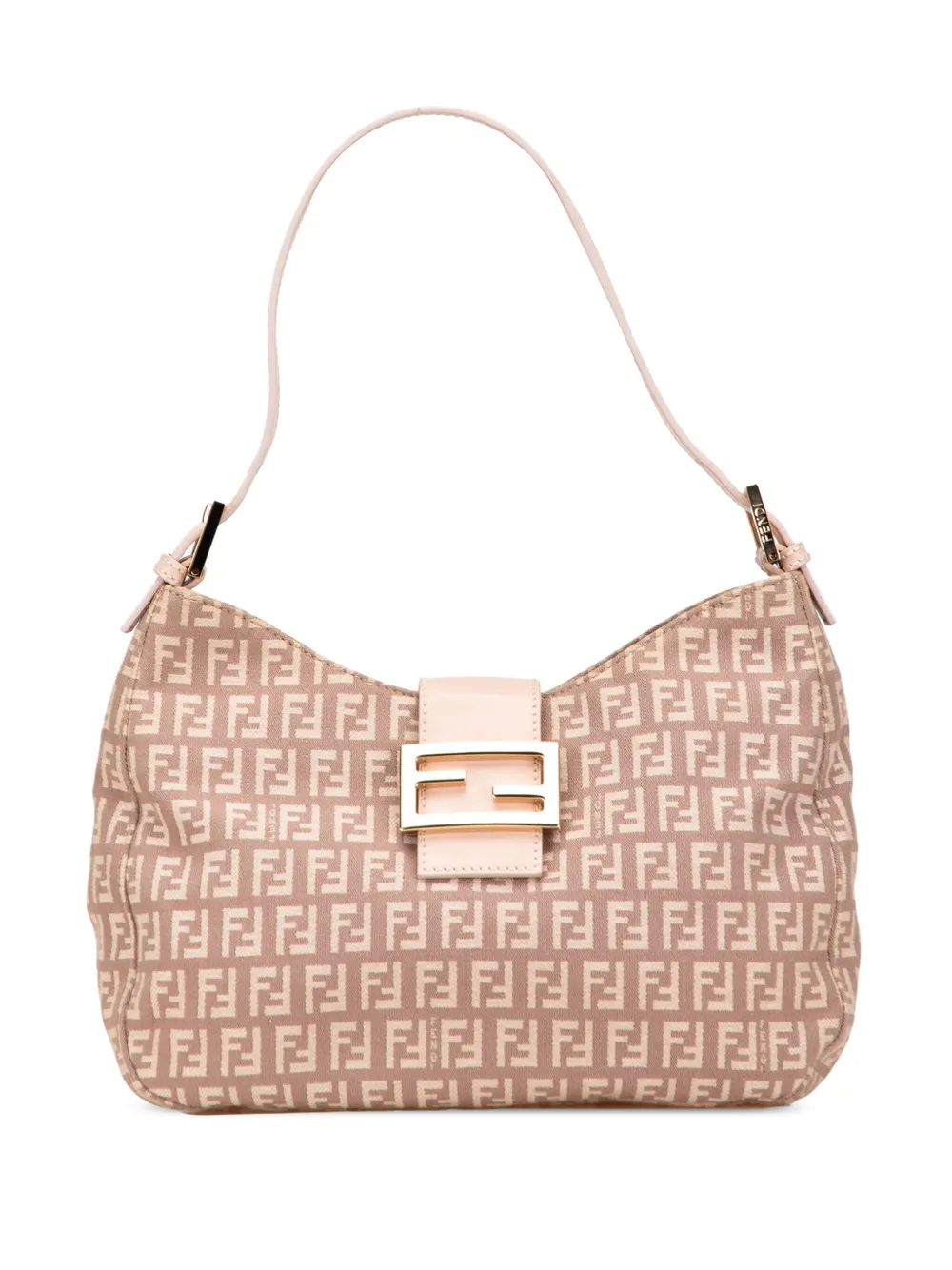 Fendi Pre-Owned 2000-2010 Zucchino Canvas shoulder bag - ピンク Fendi Pre-Owned 2000-2010 Zucchino Canvas shoulder bag - ピンク