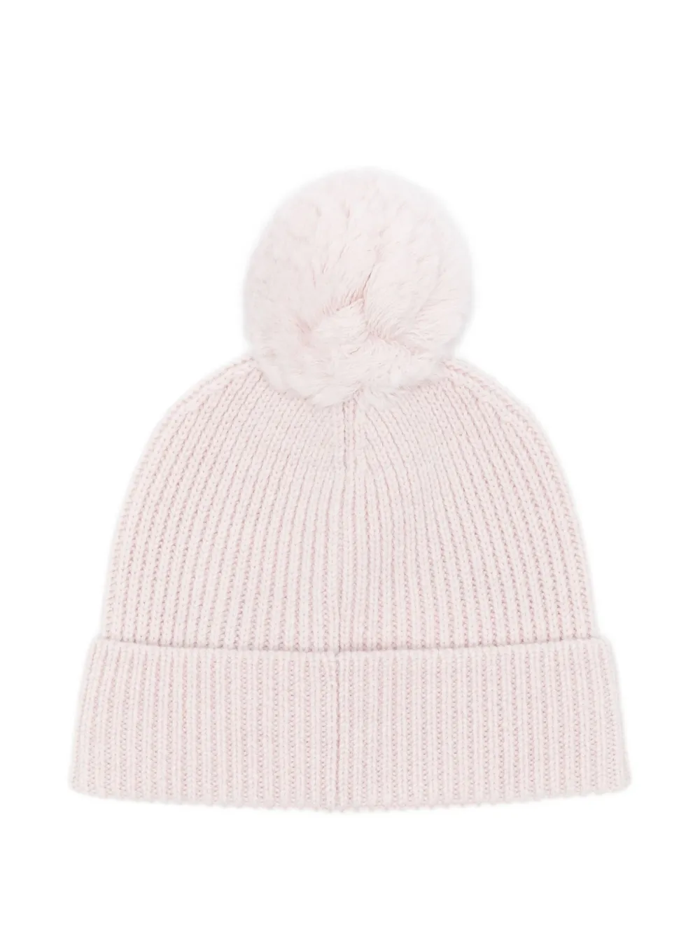 K Way Kids ribbed pom-pom beanie - Roze