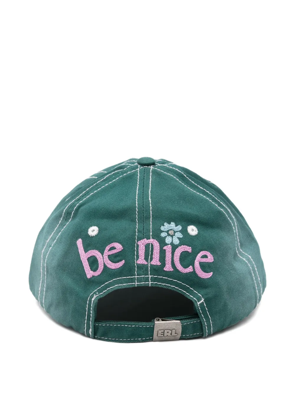 ERL embroidered baseball cap - Groen