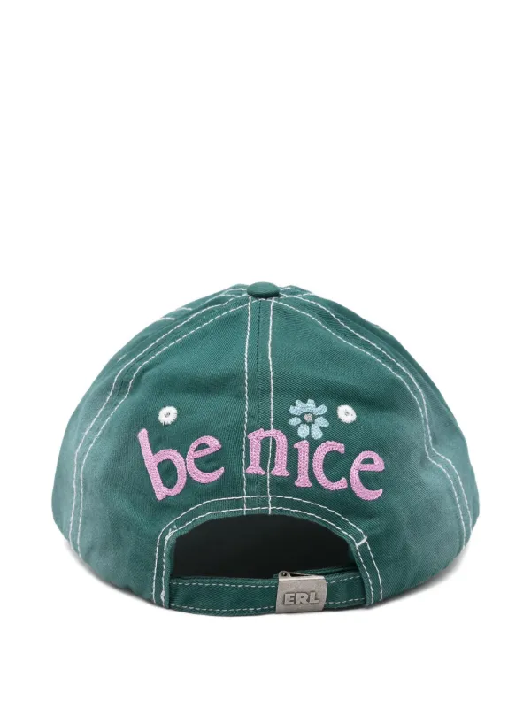 ERL エンブロイダリー　キャップ ERL エンブロイダリー キャップ | グリーン | FARFETCH JP