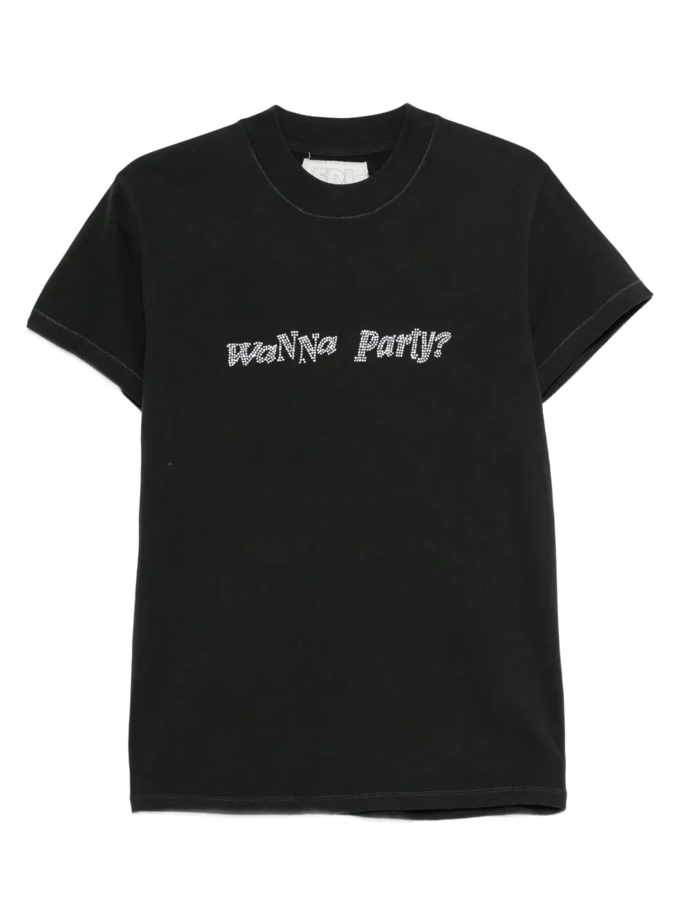 ERL crystal-embellished T-shirt | Black | Image 1