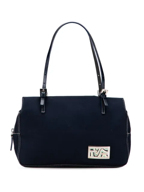 Fendi Pre-Owned شنطة كتف 'FF ماربل' كانفا 2000-2010