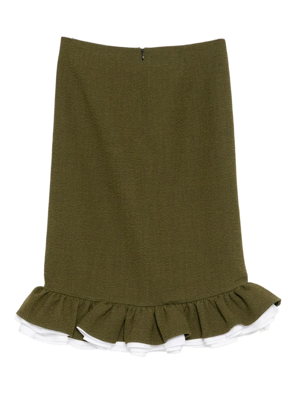 SHUSHU/TONG Wollen rok - Groen