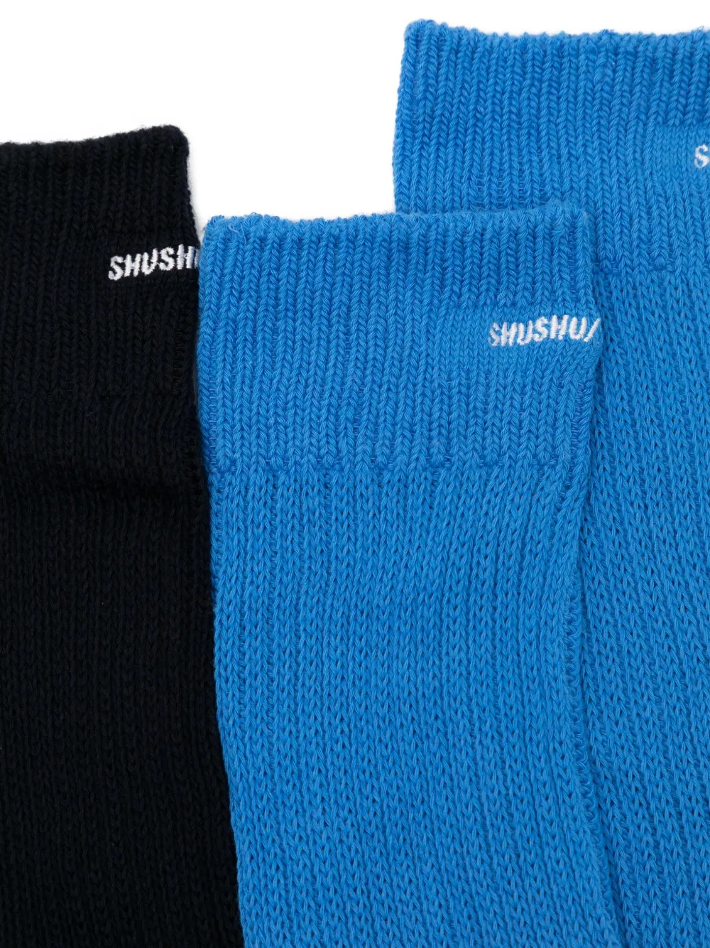 Shushu-tong Slouched Socks (set Of Three) In Multi