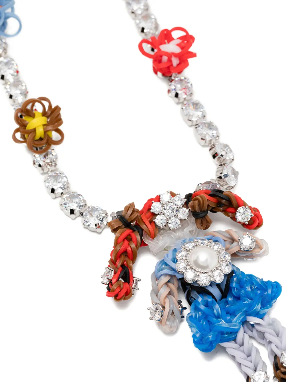Shushu-tong Little-girl Necklace In Metallic