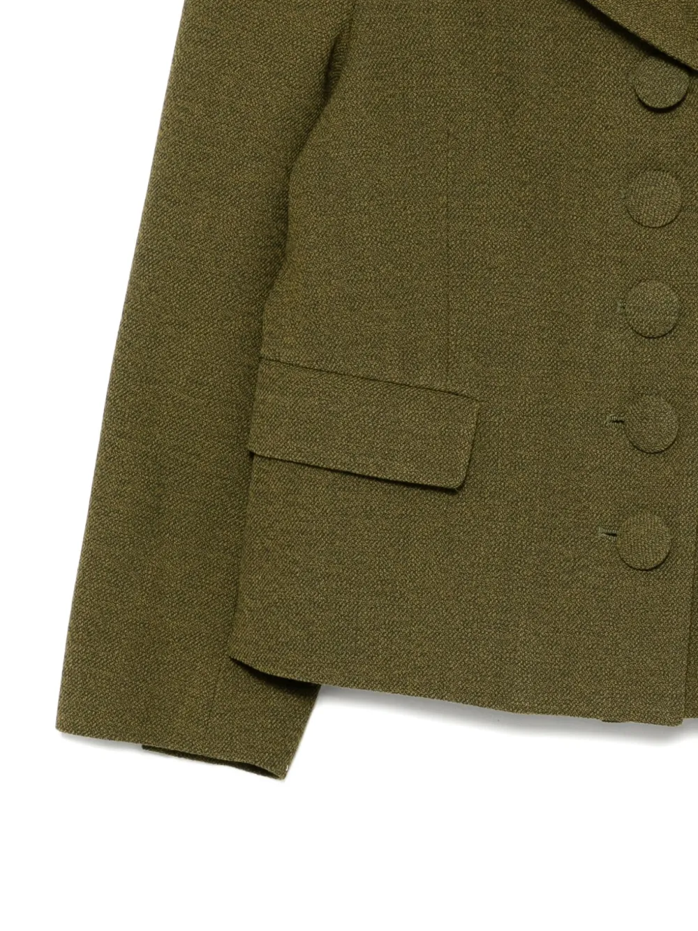  Shushu/tong Button-down Lapel Jacket - Green 