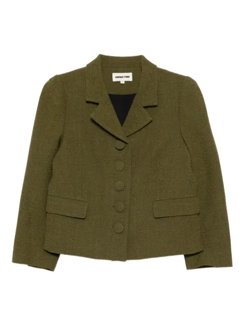 SHUSHU/TONG button-down lapel jacket
