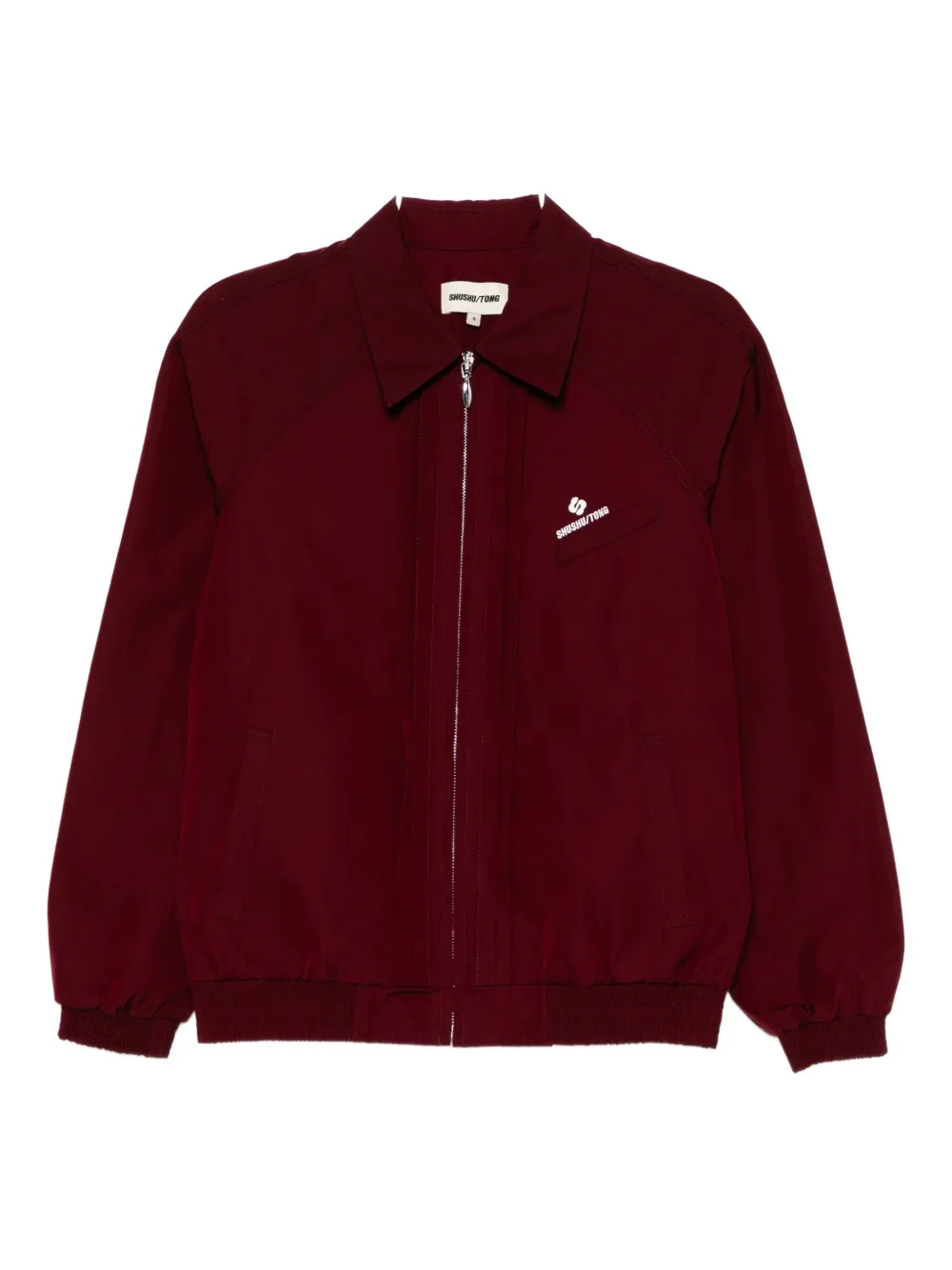 Shushu-tong Tuck-detail Sport Jacket In Red