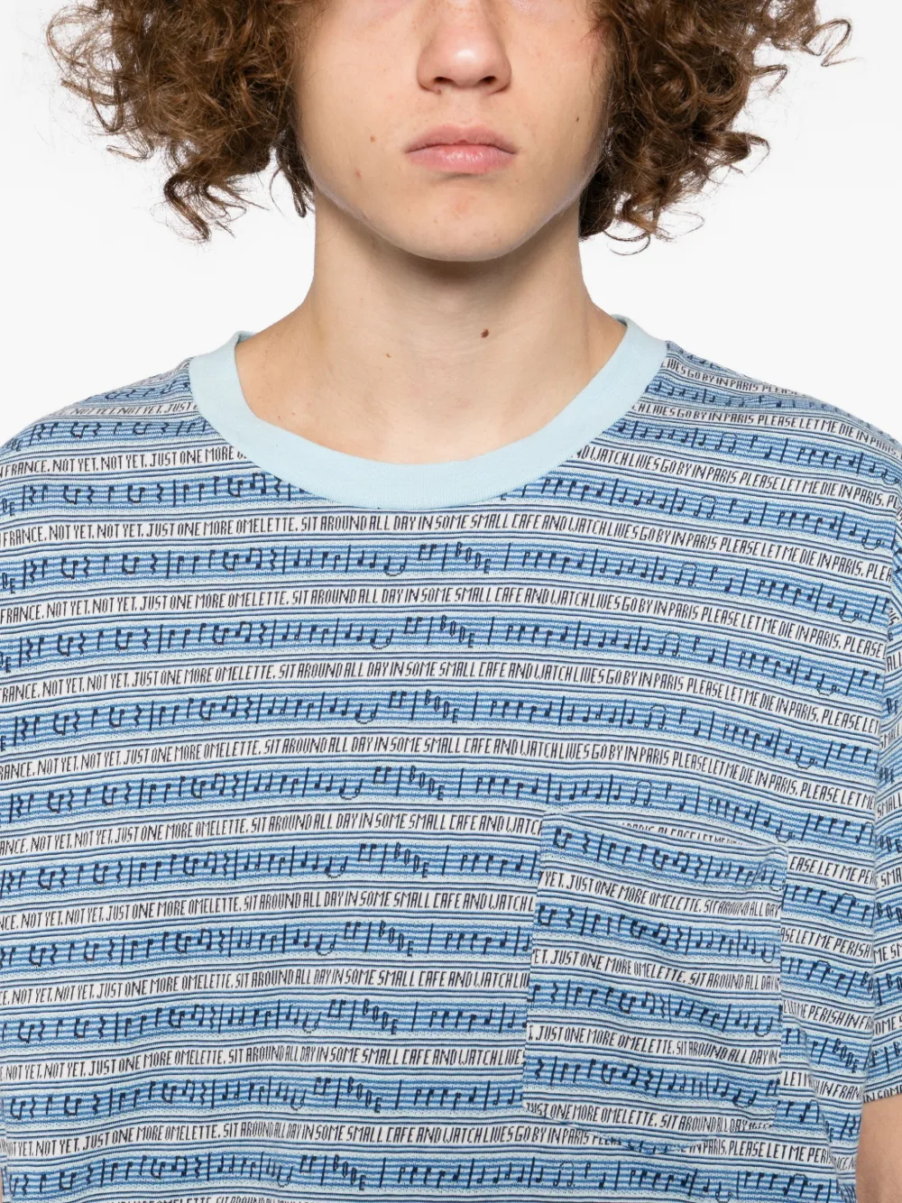 BODE Lyric T-shirt Blauw