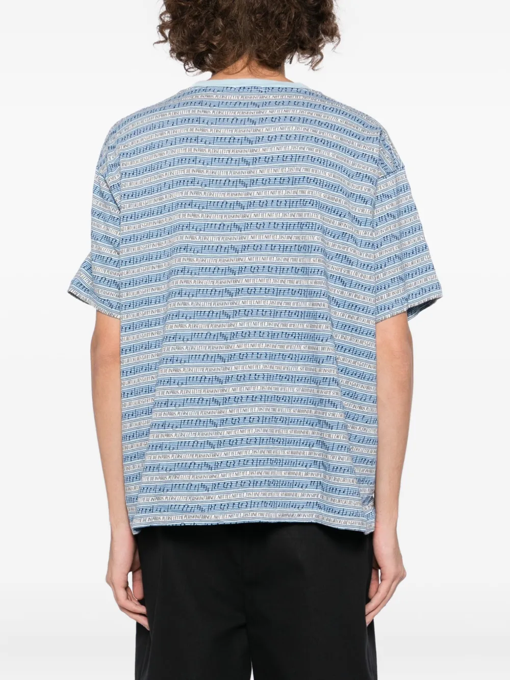 BODE Lyric T-shirt Blauw