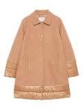 Herno Kids quilted-panel coat - Brown