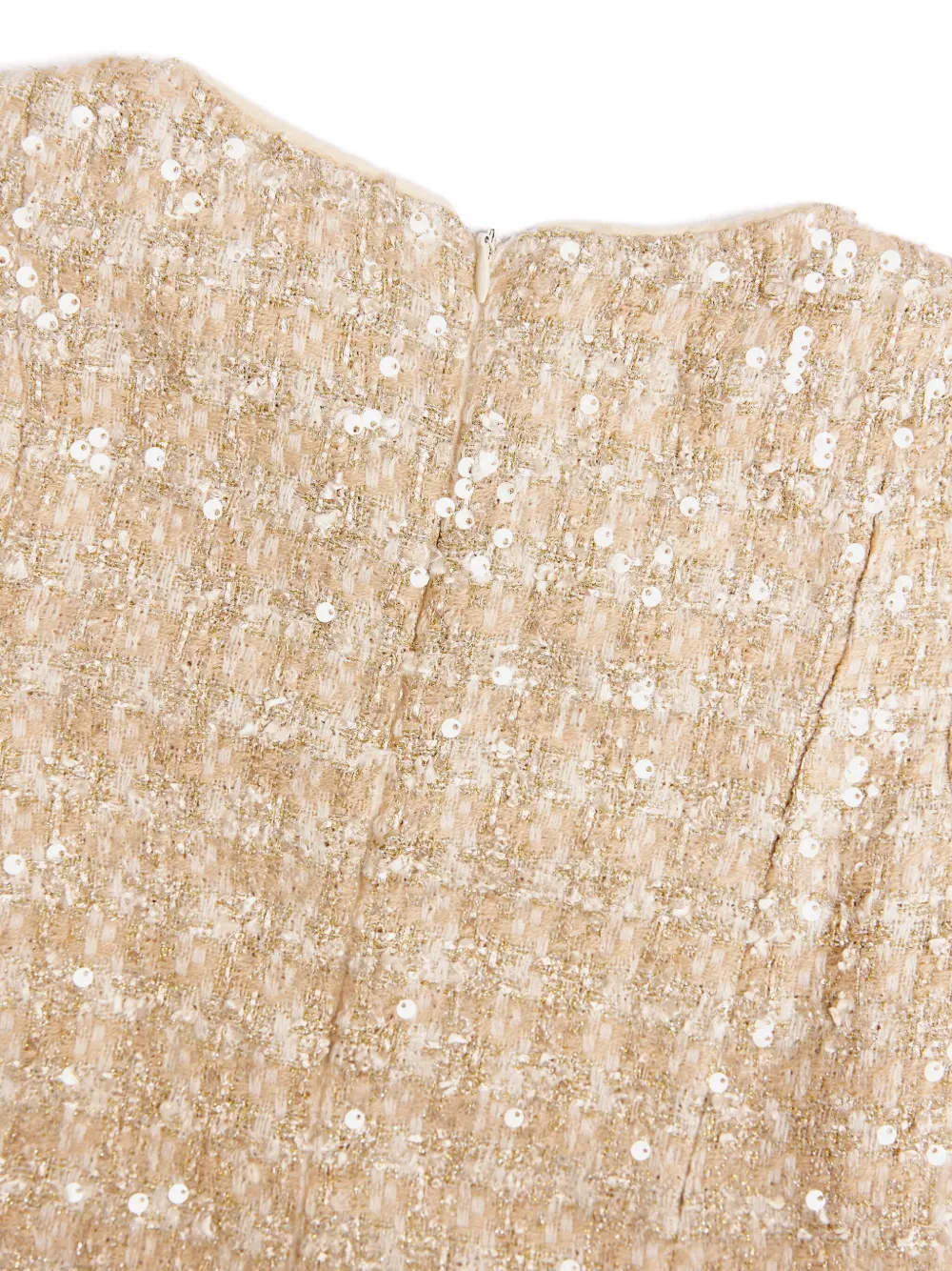 BCBG KIDS Jurk verfraaid met pailletten en strik Goud