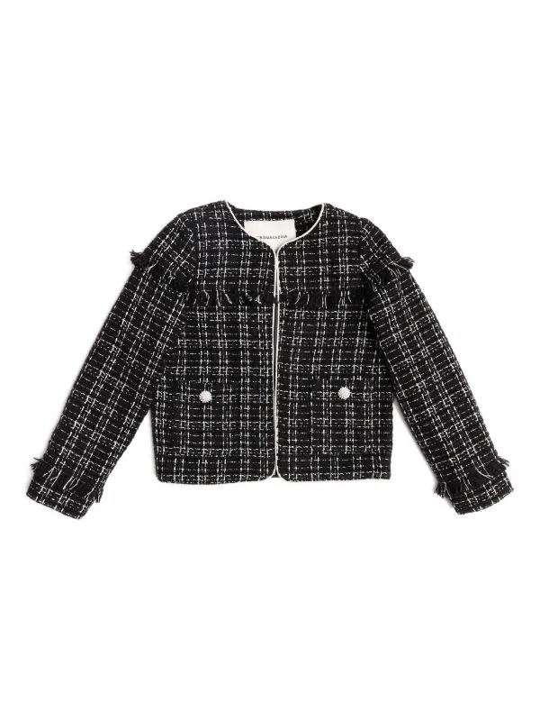 BCBG KIDS ツイード ジャケット | ブラック | FARFETCH JP