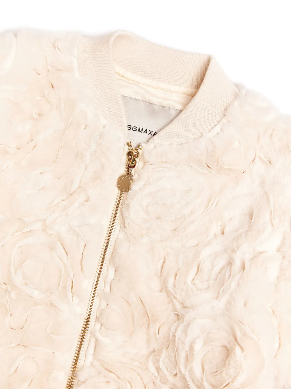 BCBG KIDS Jack van imitatiebont met roos-applicatie Roze