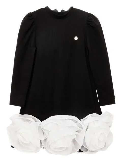 BCBG KIDS organza-roses bow dress