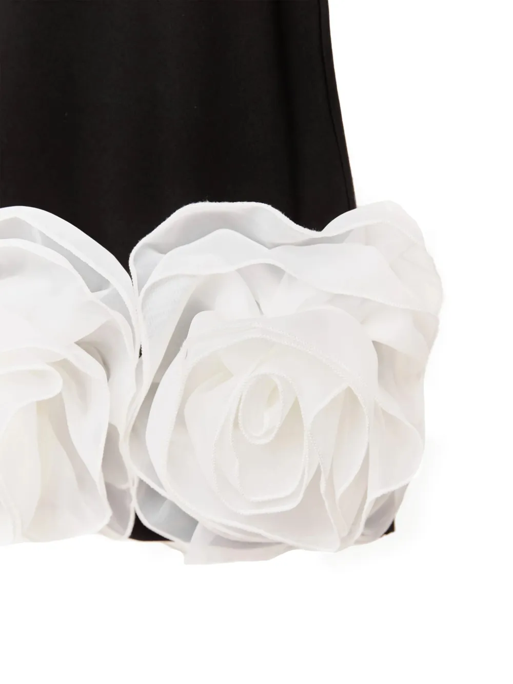 BCBG KIDS Jurk met organza rozen en strik Zwart