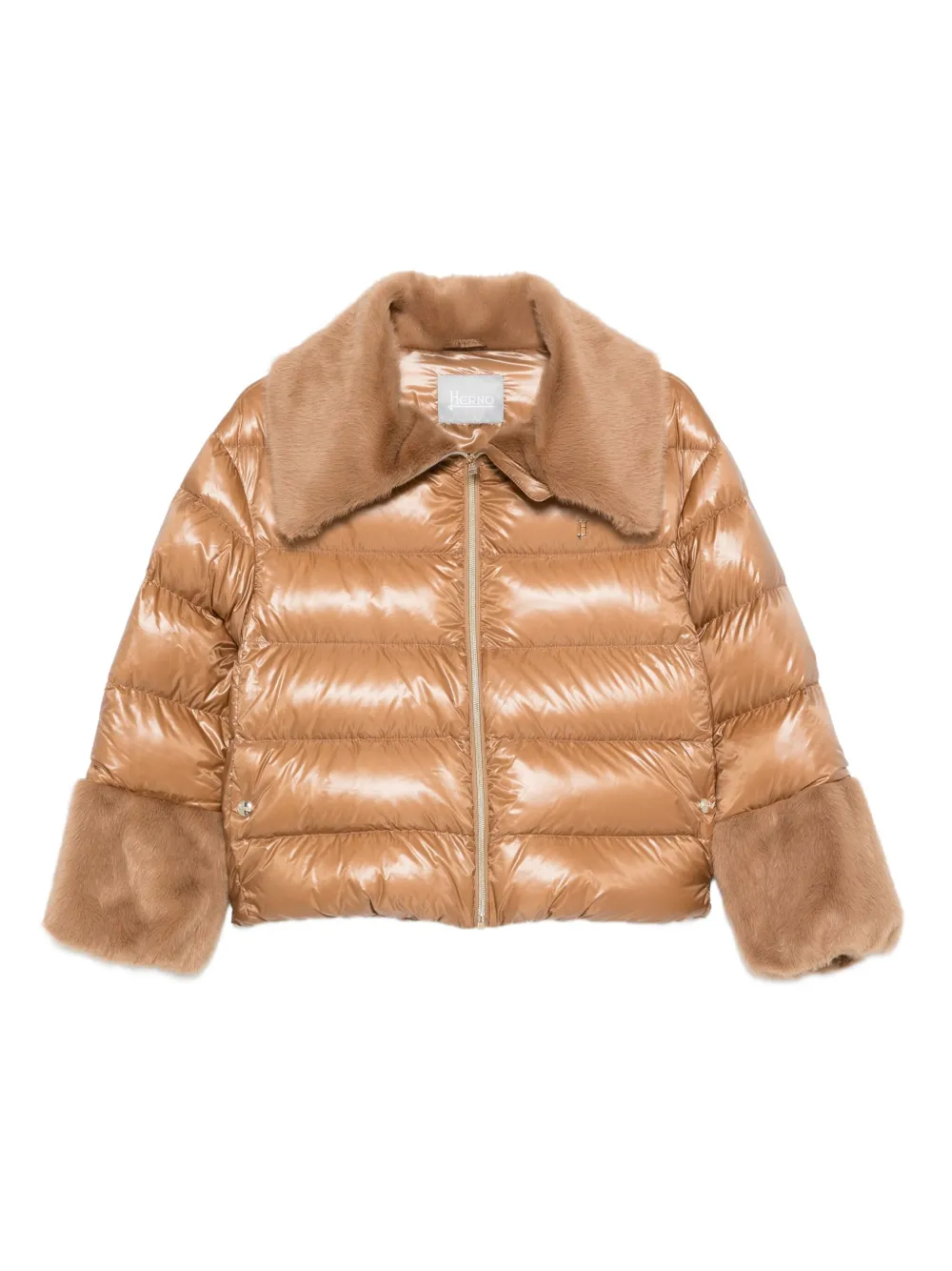 Herno Kids' Pi000183g 12017z 2157 Cammello In Brown