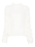 TWINSET puffed-sleeve blouse - White
