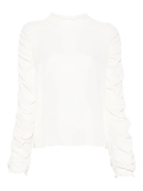 TWINSET blusa con mangas farol