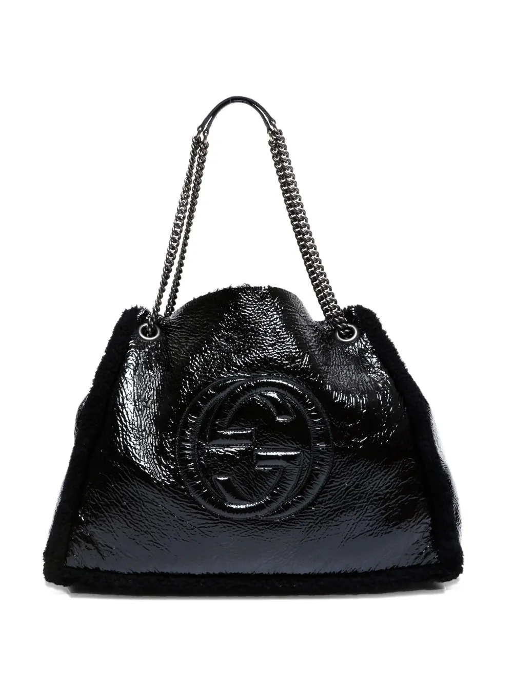 Gucci Pre-Owned 2000s ソーホーショルダーバッグ - ブラック Gucci Pre-Owned 2000s ソーホーショルダーバッグ - ブラック