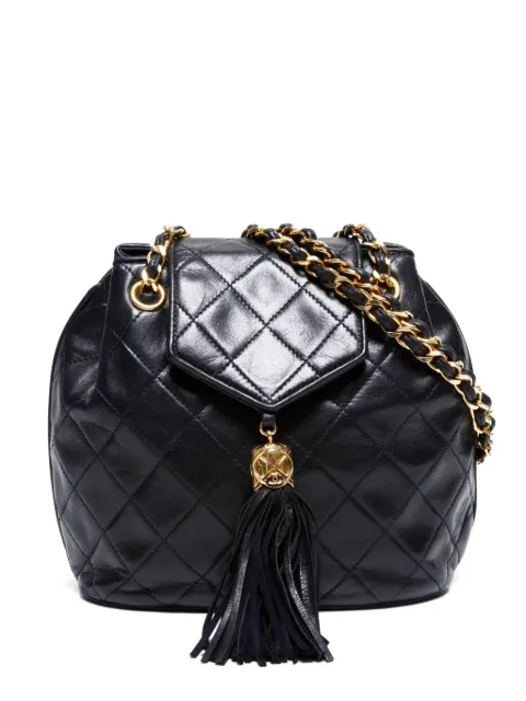 CHANEL Pre-Owned 1989-1991 quilted chain backpack