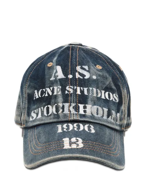Acne Studios Boné com estampa de logo