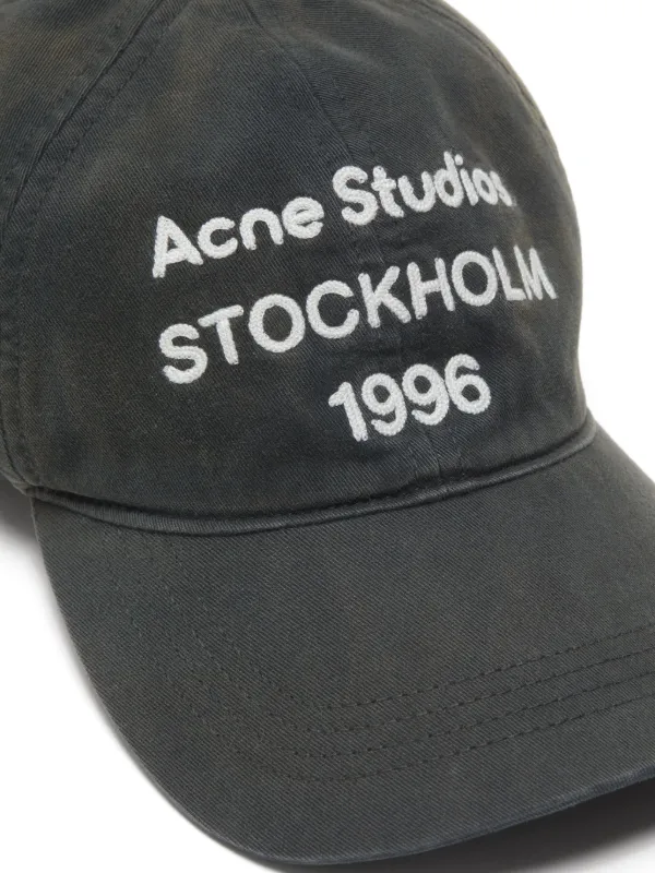 Acne Studios ロゴ ハット | ブラック | FARFETCH JP