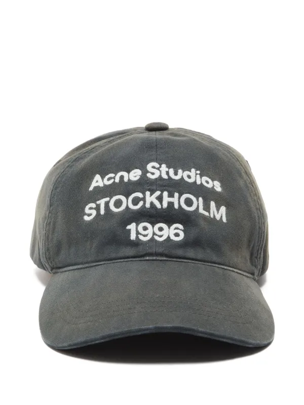 Acne Studios ロゴ ハット | ブラック | FARFETCH JP