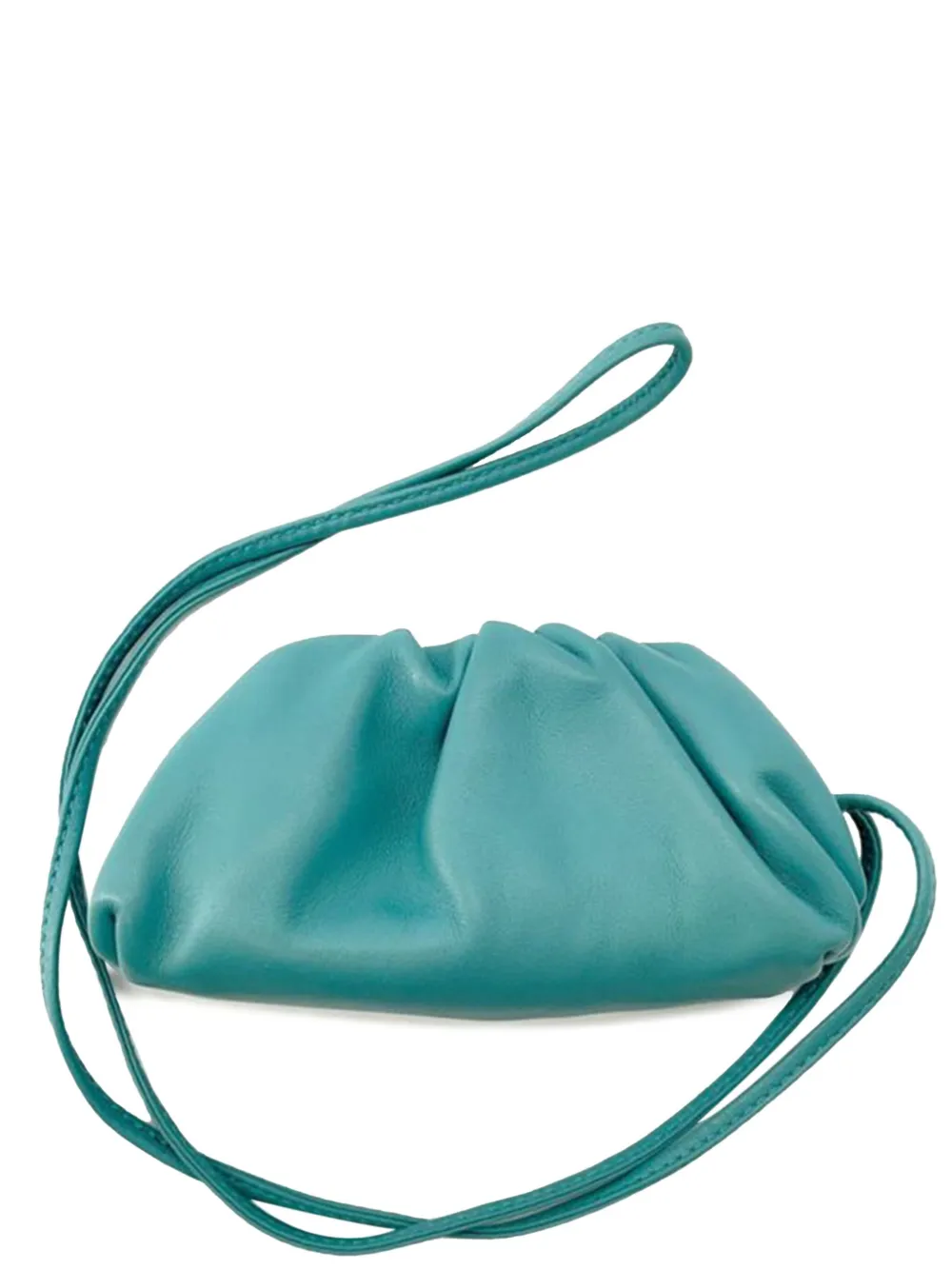 Bottega Veneta Pre-Owned 2013-2025 Lambskin The Extra Mini Pouch crossbody bag | Blue | Image 1