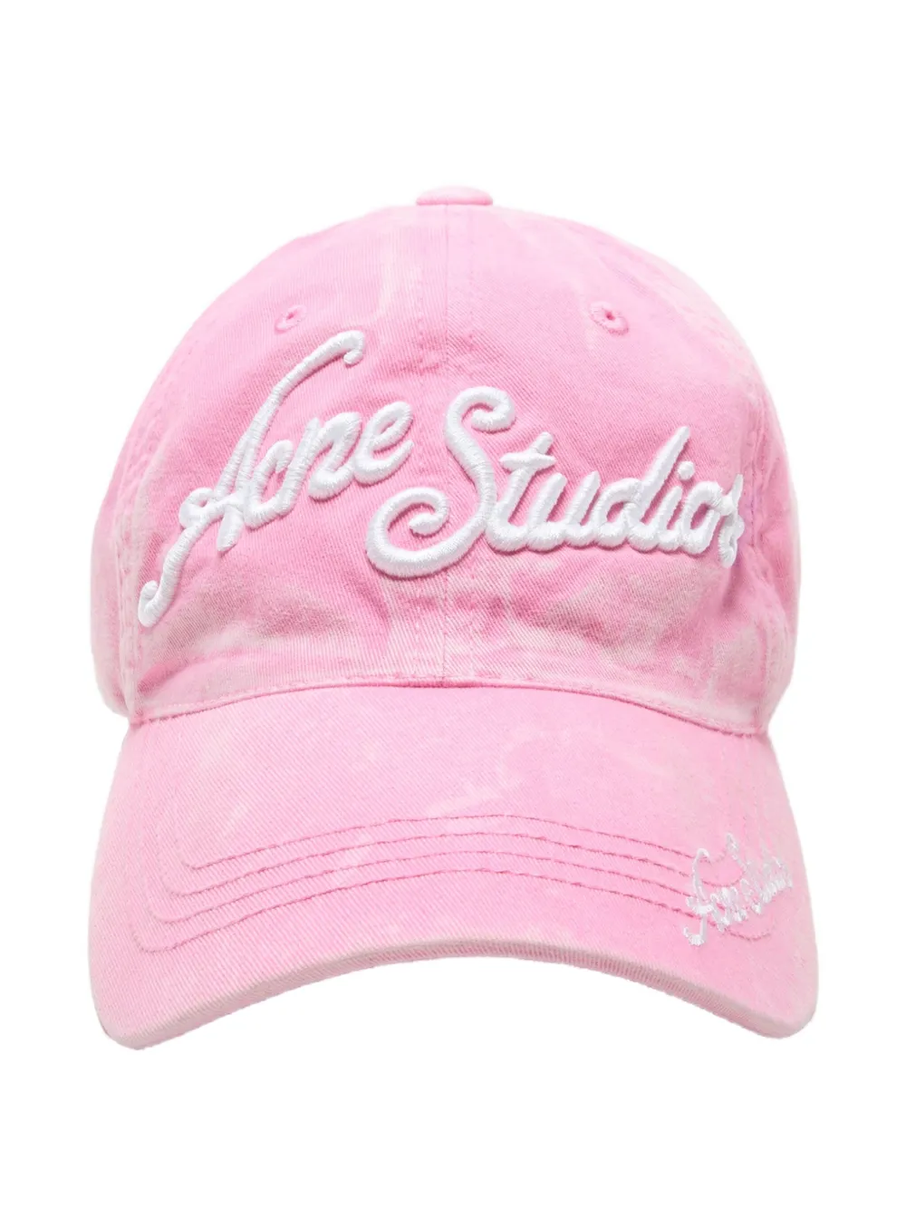 Acne Studios gorra con logo bordado | rosado | Image 1