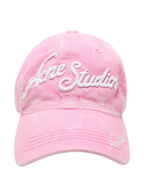 Acne Studios logo-embroidered cotton cap