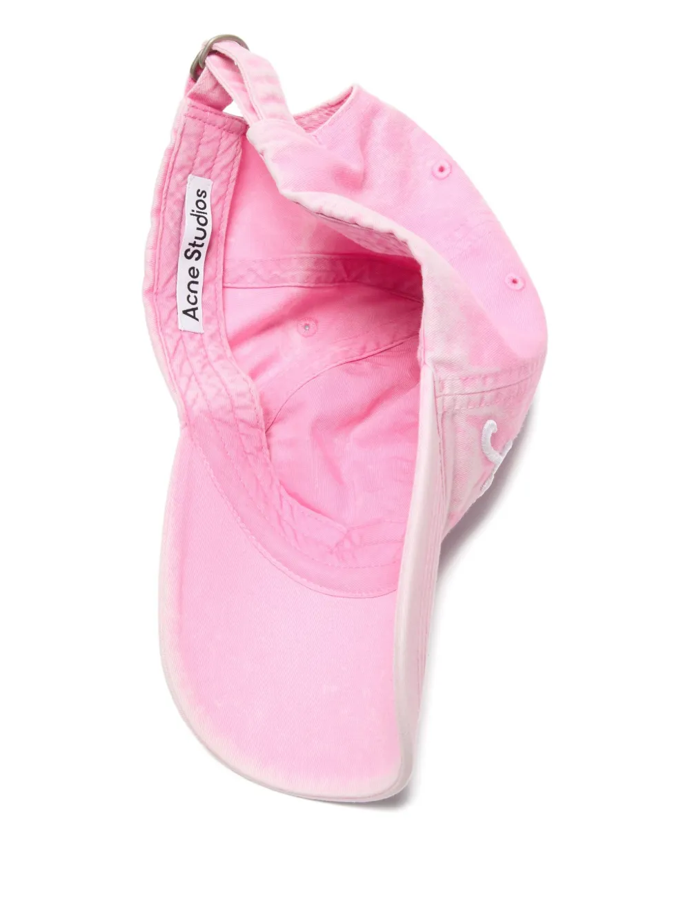 Acne Studios Katoenen pet met geborduurd logo - Roze