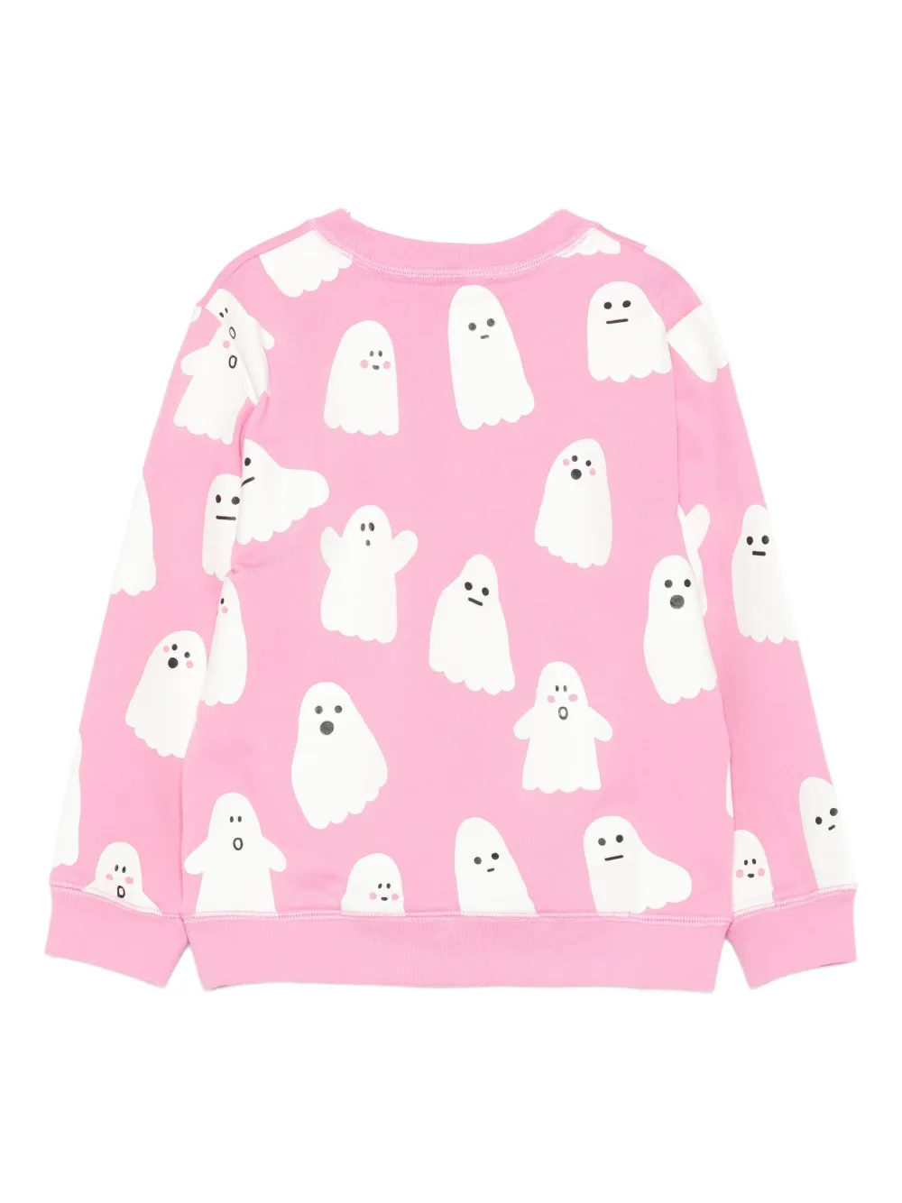 Stella Mccartney Ghost-print Sweatshirt In Pink