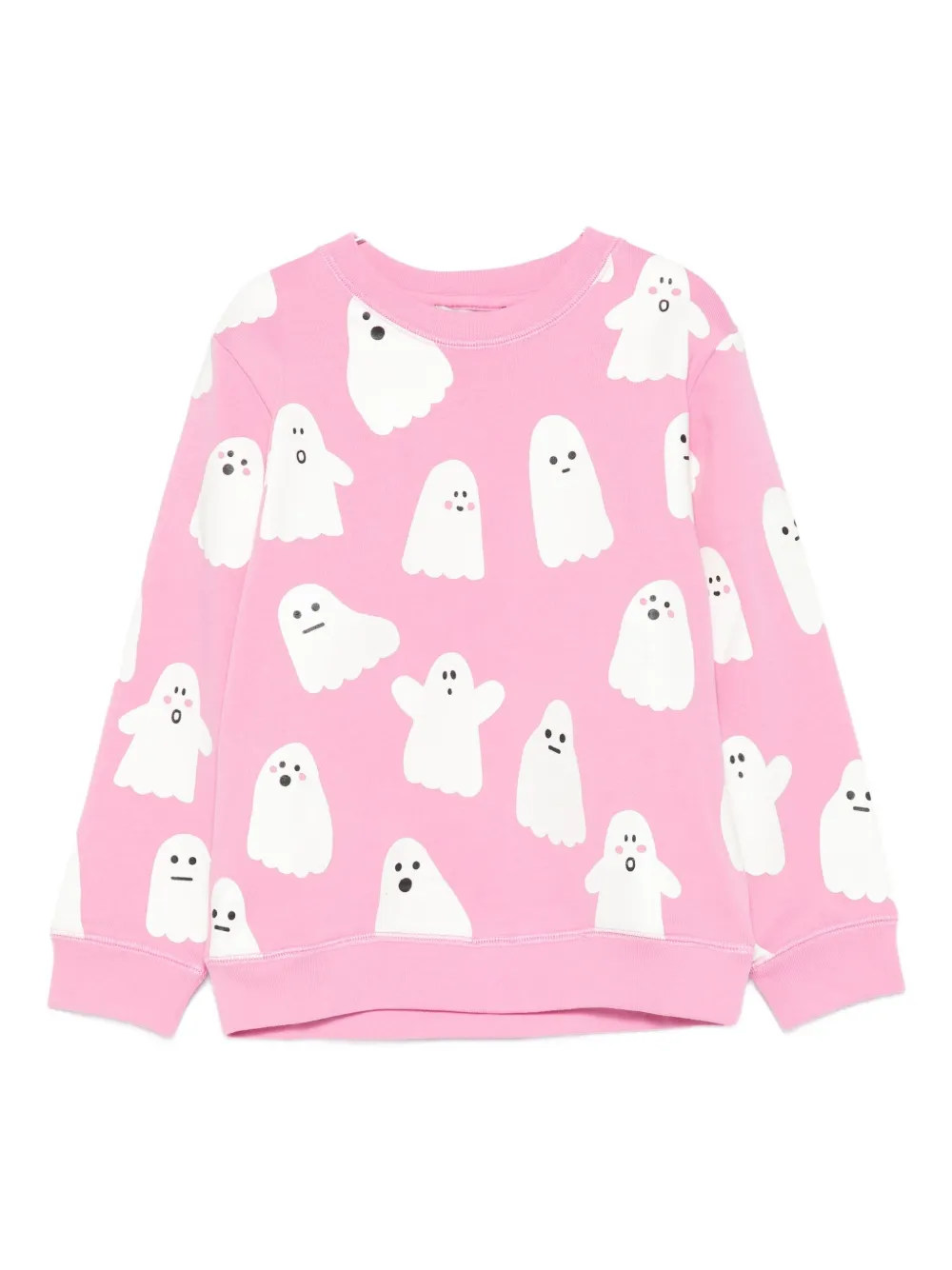 Stella Mccartney Kids' Ghost-print Sweatshirt In Pink