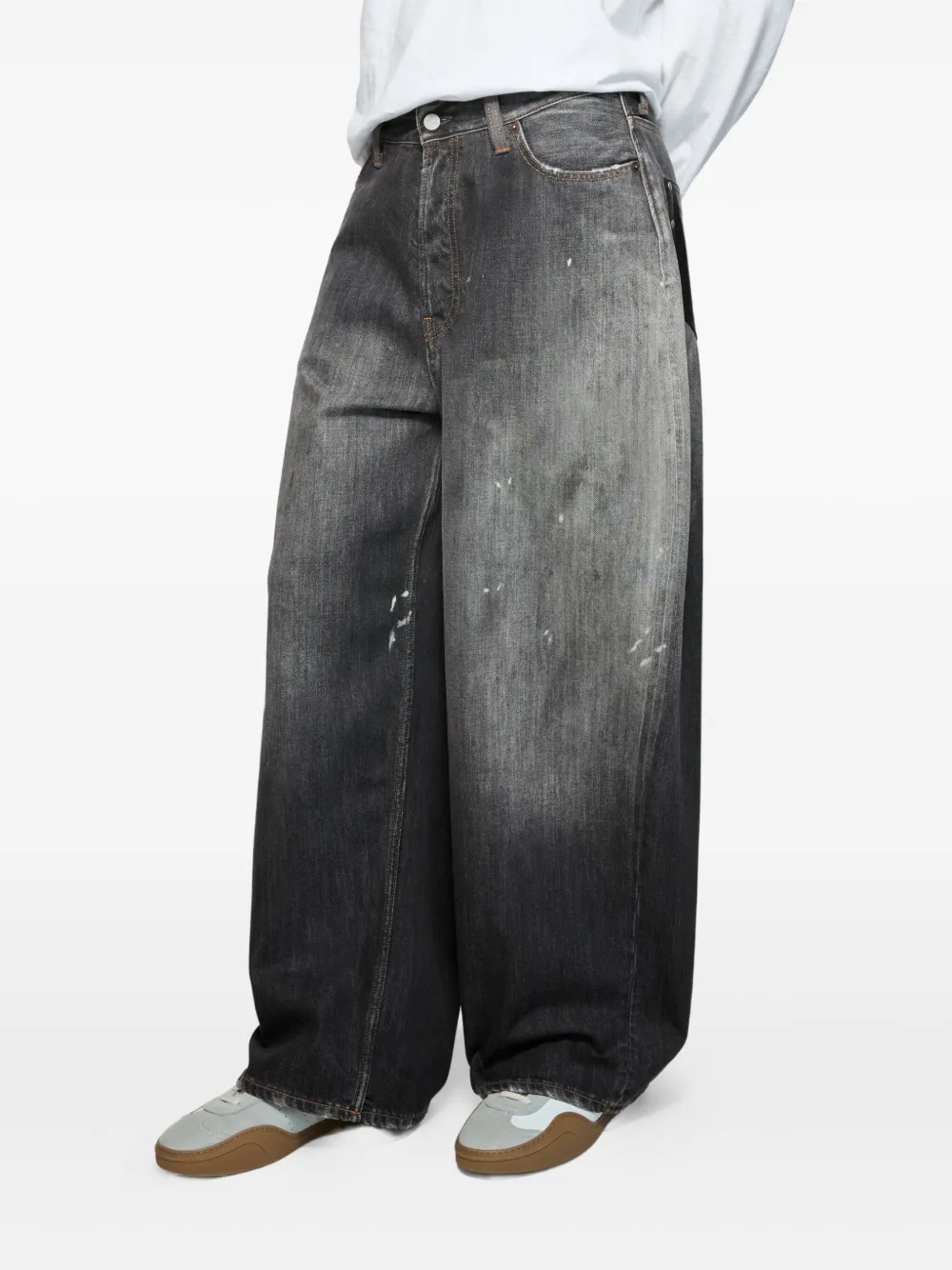  Acne Studios 2023 Logo-patch Jeans - Black 