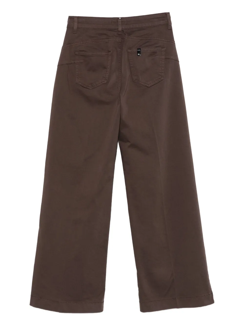 LIU JO pockets wide-leg trousers - Bruin