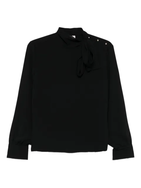 LIU JO high-neck button-detail blouse