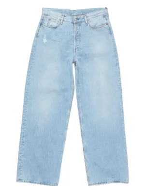 Acne Studios ダメージ ジーンズ | ブルー | FARFETCH JP