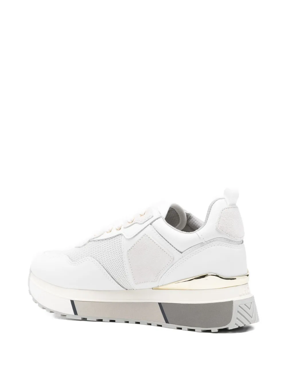 LIU JO logo-plaque paneled sneakers White