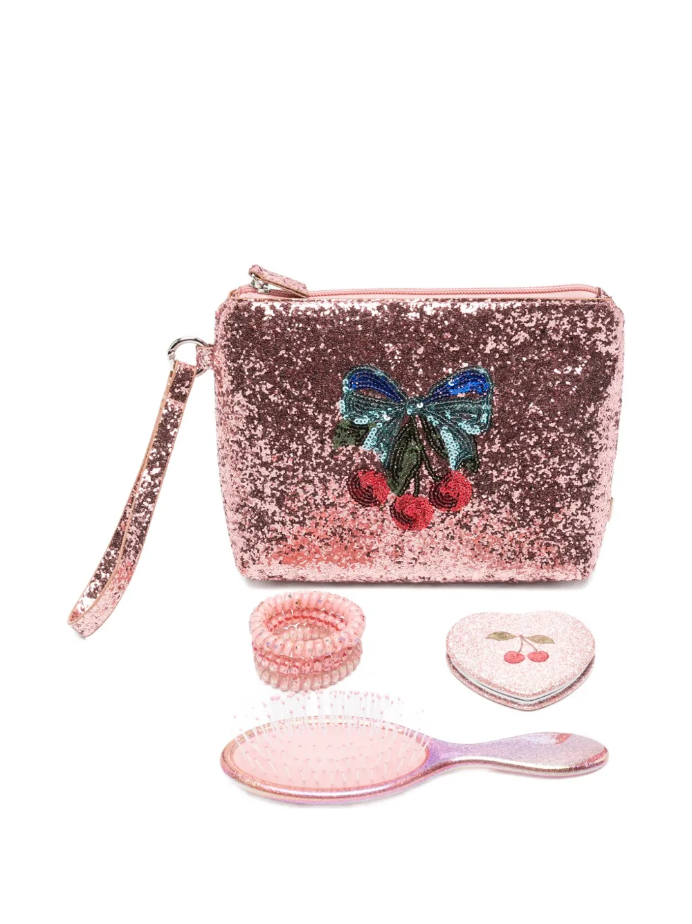 Konges Sløjd Sequin-embellished Cosmetic Bag In Multi