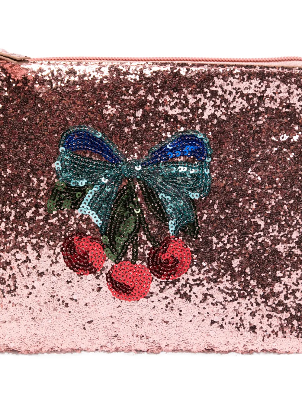 Konges Sløjd Sequin-embellished Cosmetic Bag In Multi