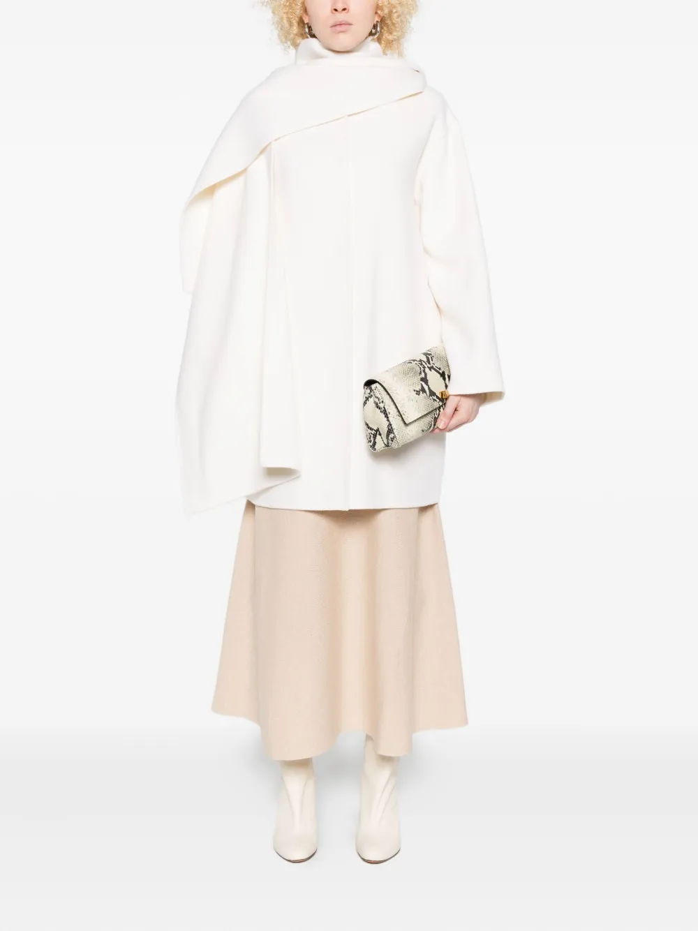 Max Mara Geribbelde mini-rok - Beige