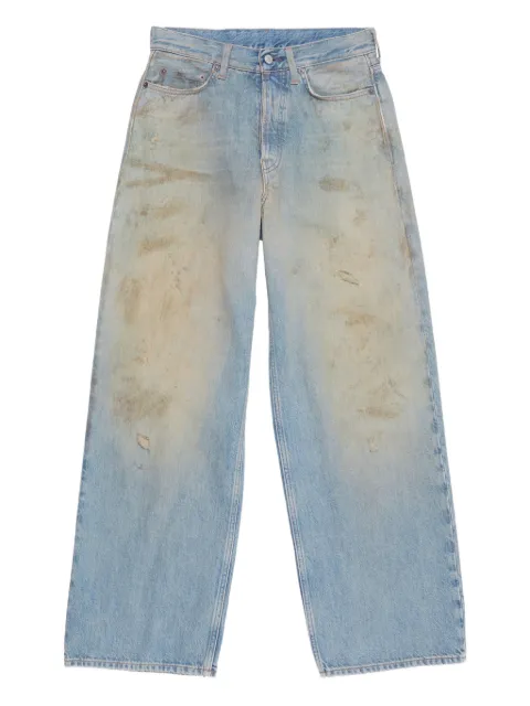 Acne Studios leather patch jeans