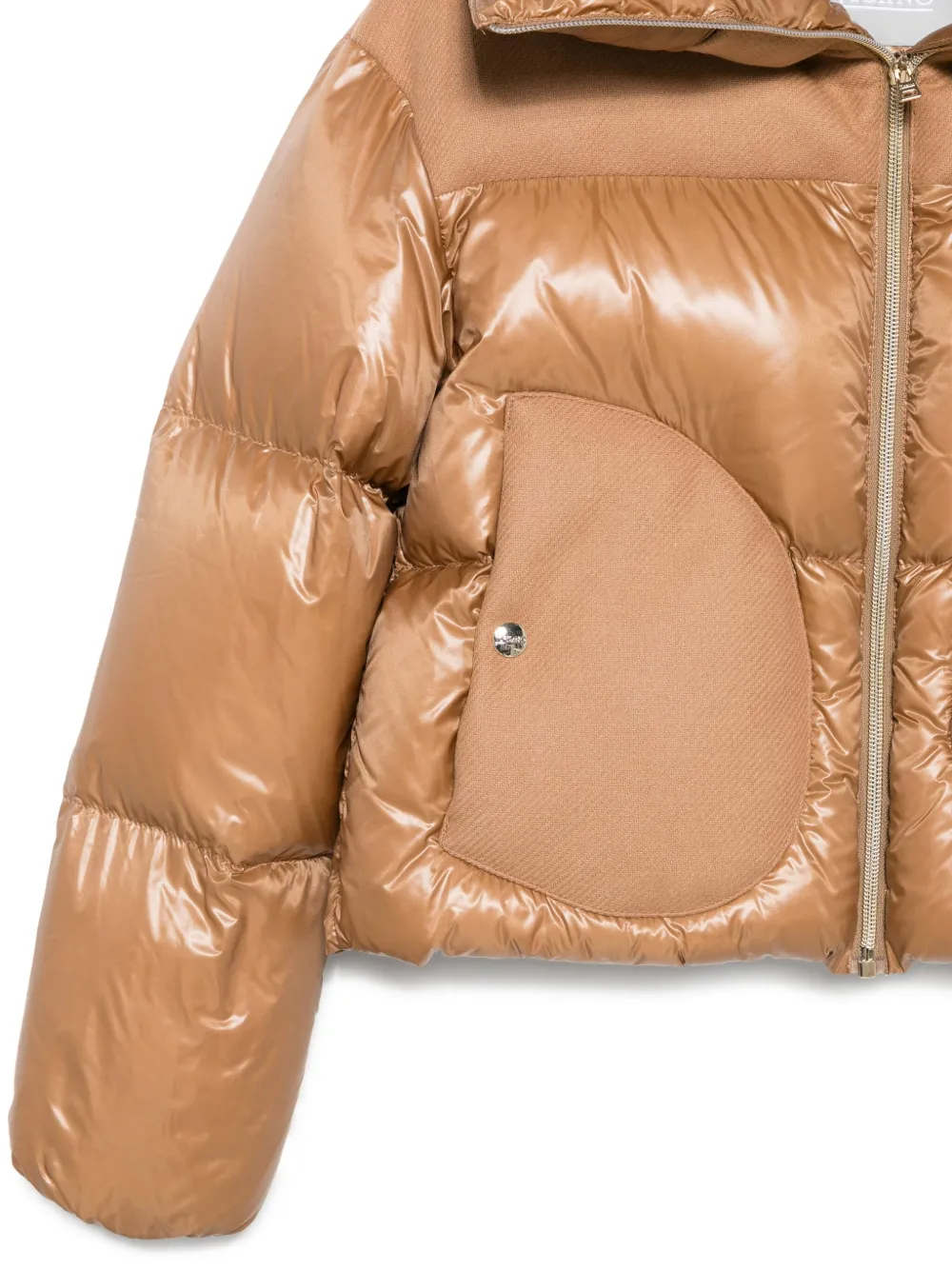 Herno Kids Gewatteerd donsjack Beige